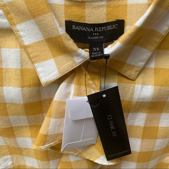Banana Republic Factory Classic Long Sleeve Ruffle - Picture 9 of 9